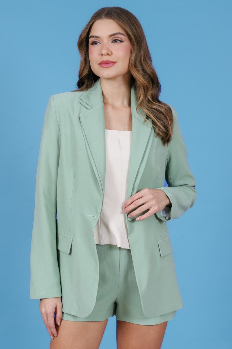 Blazer gola dupla Alfa 403801 Skenn, frente feminina Imagem principal do produto