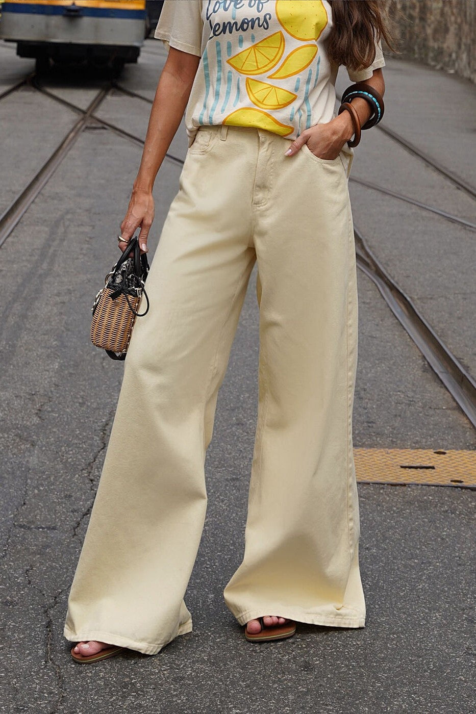 Calça Feminina ALCANCE ref. JEANS PANTALONA - VintedoisK Imagem principal do produto