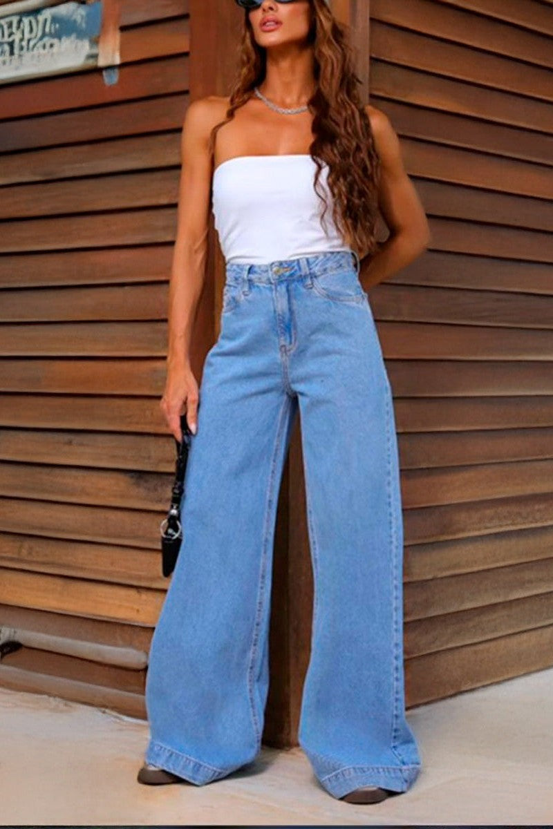 Calça Feminina REVANCHE ref. JEANS PANTALONA - VintedoisK