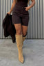 Bermuda jeans basic Sierra 961009 Alcance feminina, vista frontal