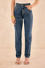 Calça Feminina ALCANCE ref. JEANS MOM - VintedoisK