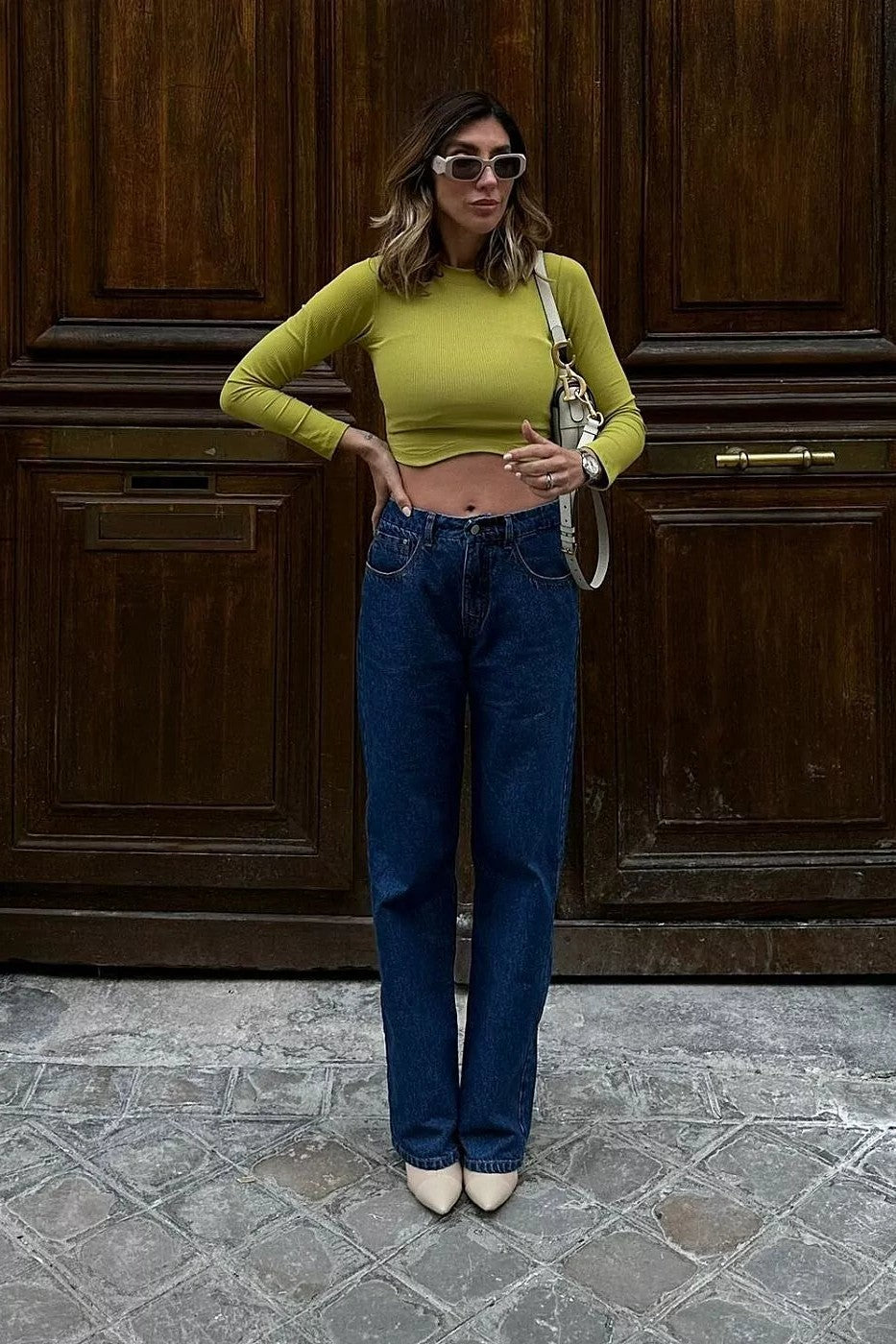 Calça Feminina Alcance ref. JEANS COS - VintedoisK