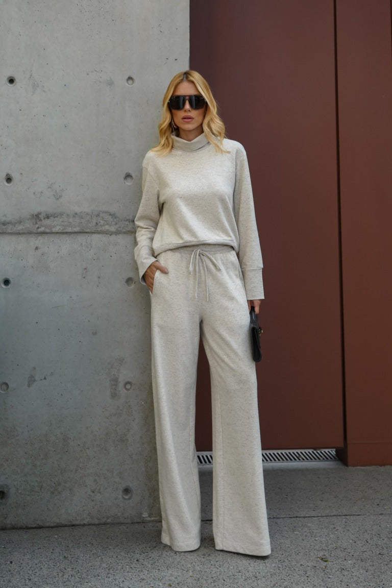 Calça Feminina Skenn ref. MOLETOM NATURAL - VintedoisK