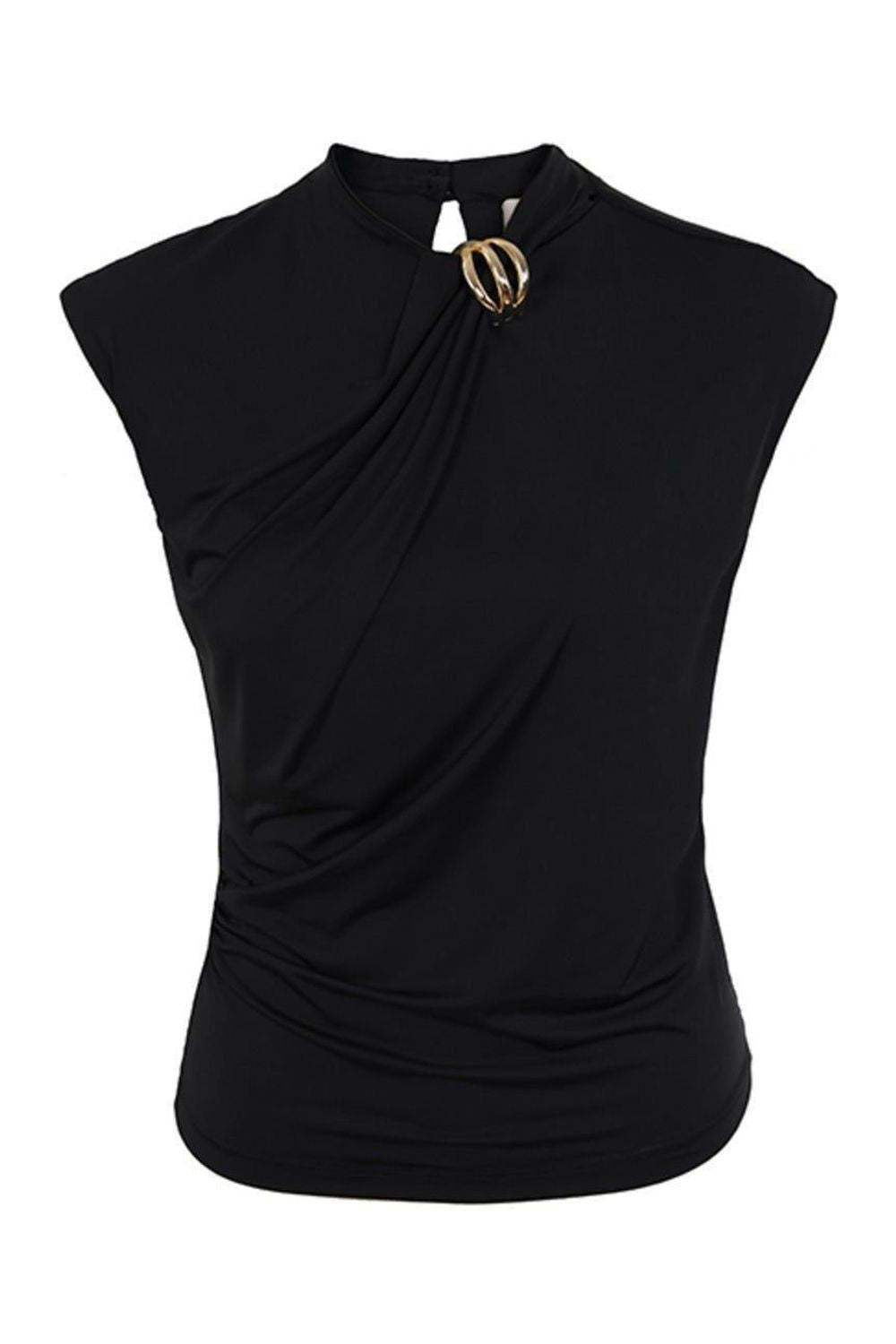 Blusa detalhes begonia Skenn tons rosados, frente feminina