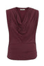 Blusa degage Begonia Skenn feminina, vista frontal completa