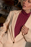 Blazer alfaiataria 413801 Skenn feminino preto frontal