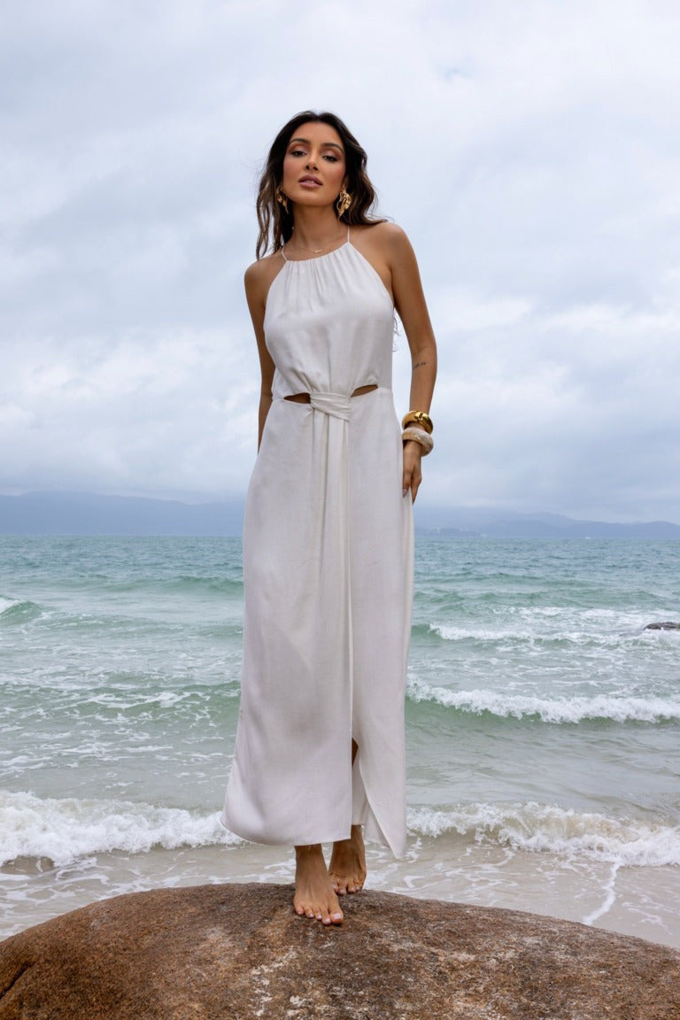 Vestido Feminino Skenn ref. VESTIDO LINHO - VintedoisK Imagem principal do produto