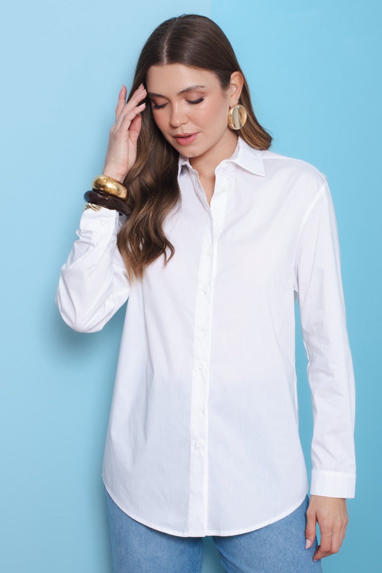 Camisa Feminino Skenn ref. CAMISA TRICOLINE - VintedoisK Imagem principal do produto