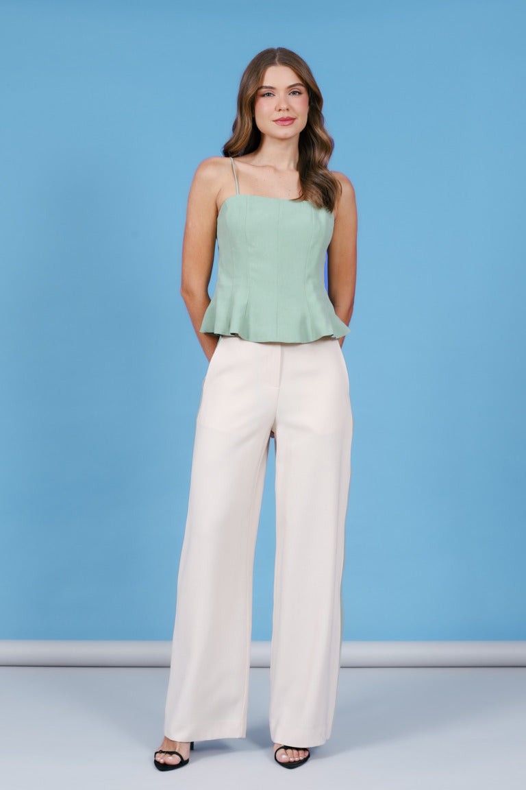 Calça Feminina Skenn ref. ALFAIATARIA FAIXA - VintedoisK Imagem principal do produto
