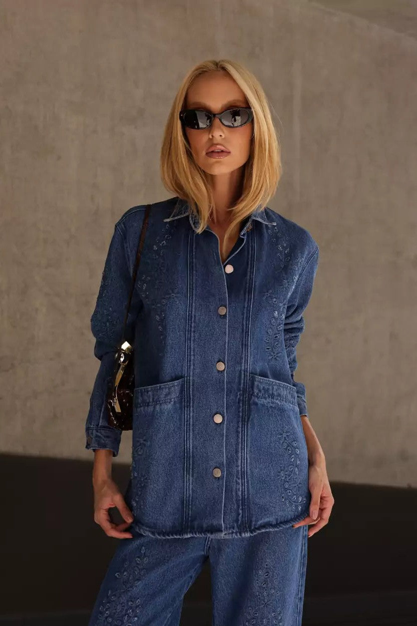 Camisa Feminino Alcance ref. CAMISA JEANS - VintedoisK Imagem principal do produto