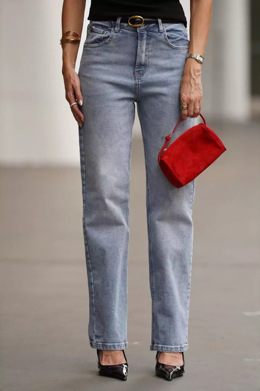 Calça Feminina Alcance ref. JEANS RETA - VintedoisK Imagem principal do produto