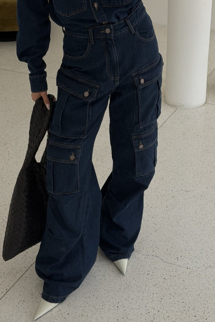 Calça Feminina Alcance ref. JEANS ESCURA - VintedoisK Imagem principal do produto