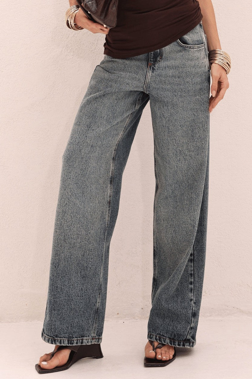 Calça Feminina Alcance ref. JEANS BAGGY - VintedoisK Imagem principal do produto