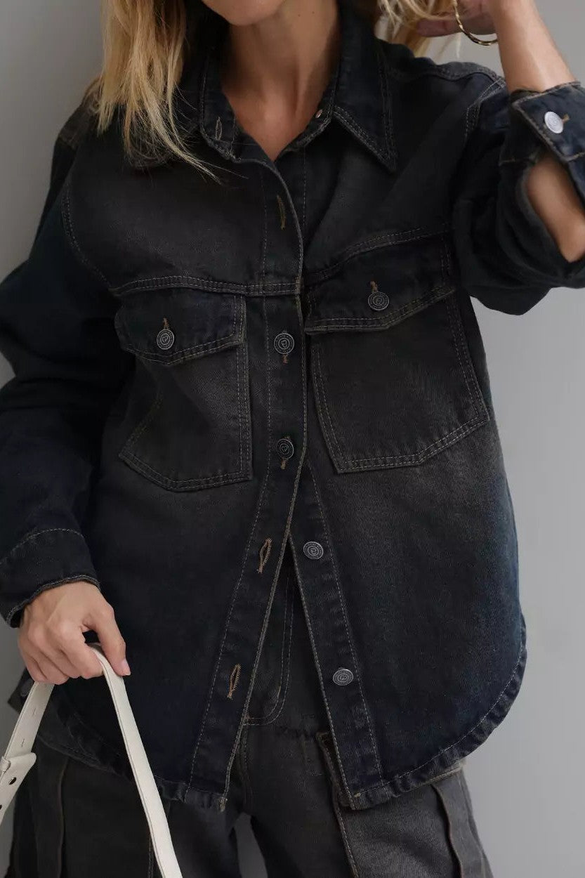 Camisa Feminino Alcance ref. CAMISA JEANS - VintedoisK Imagem principal do produto