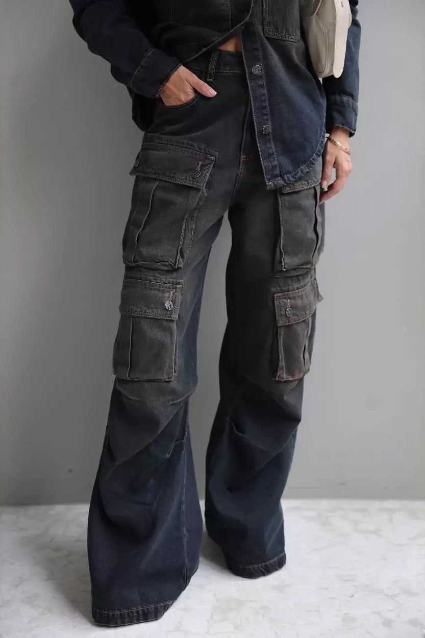 Calça Feminina Alcance ref. CARGO ESCURA - VintedoisK Imagem principal do produto
