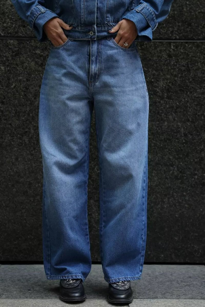 Calça Feminina Alcance ref. BAGGY DOWN - VintedoisK Imagem principal do produto