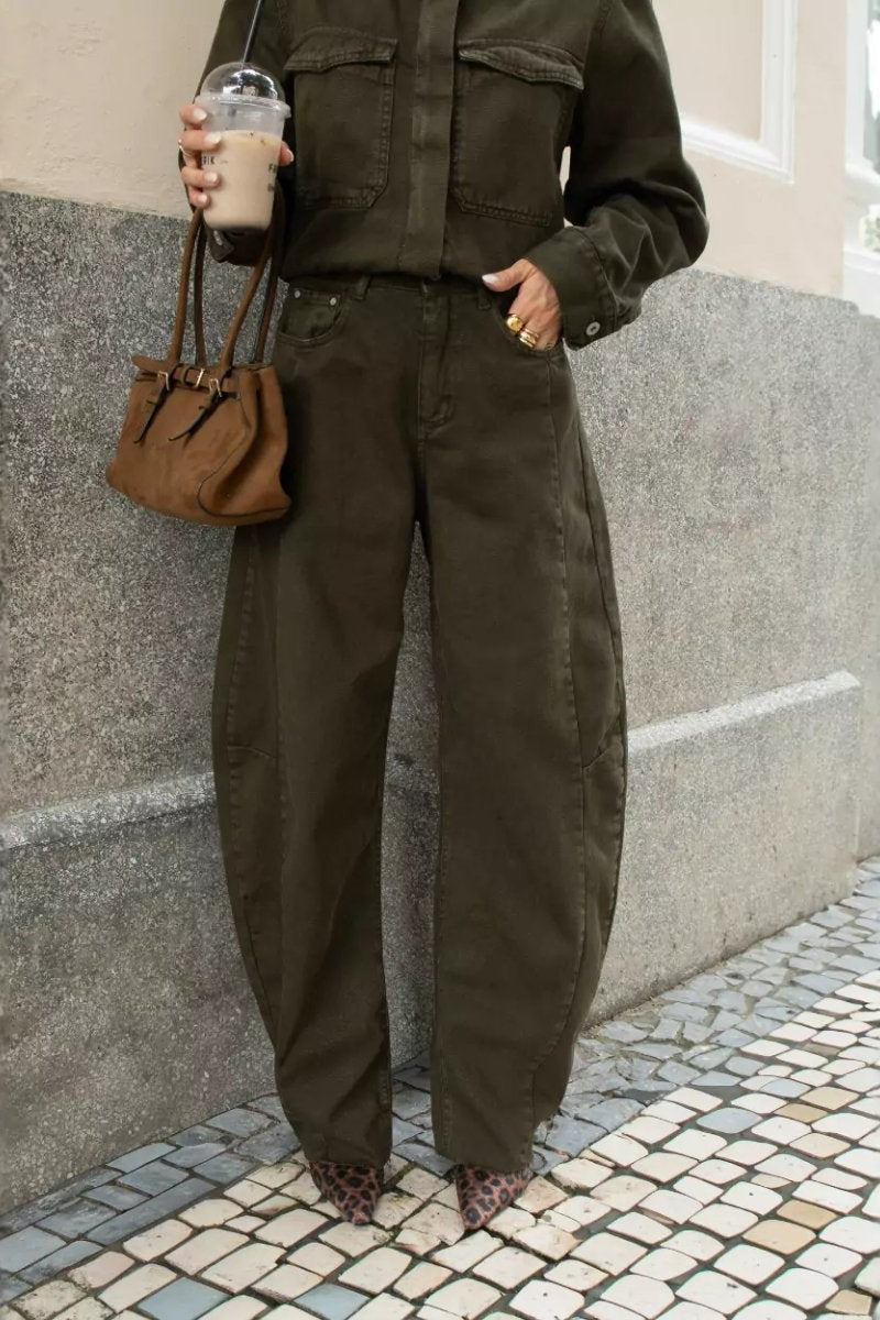 Calça Feminina Alcance ref. JEANS BARREL - VintedoisK Imagem principal do produto