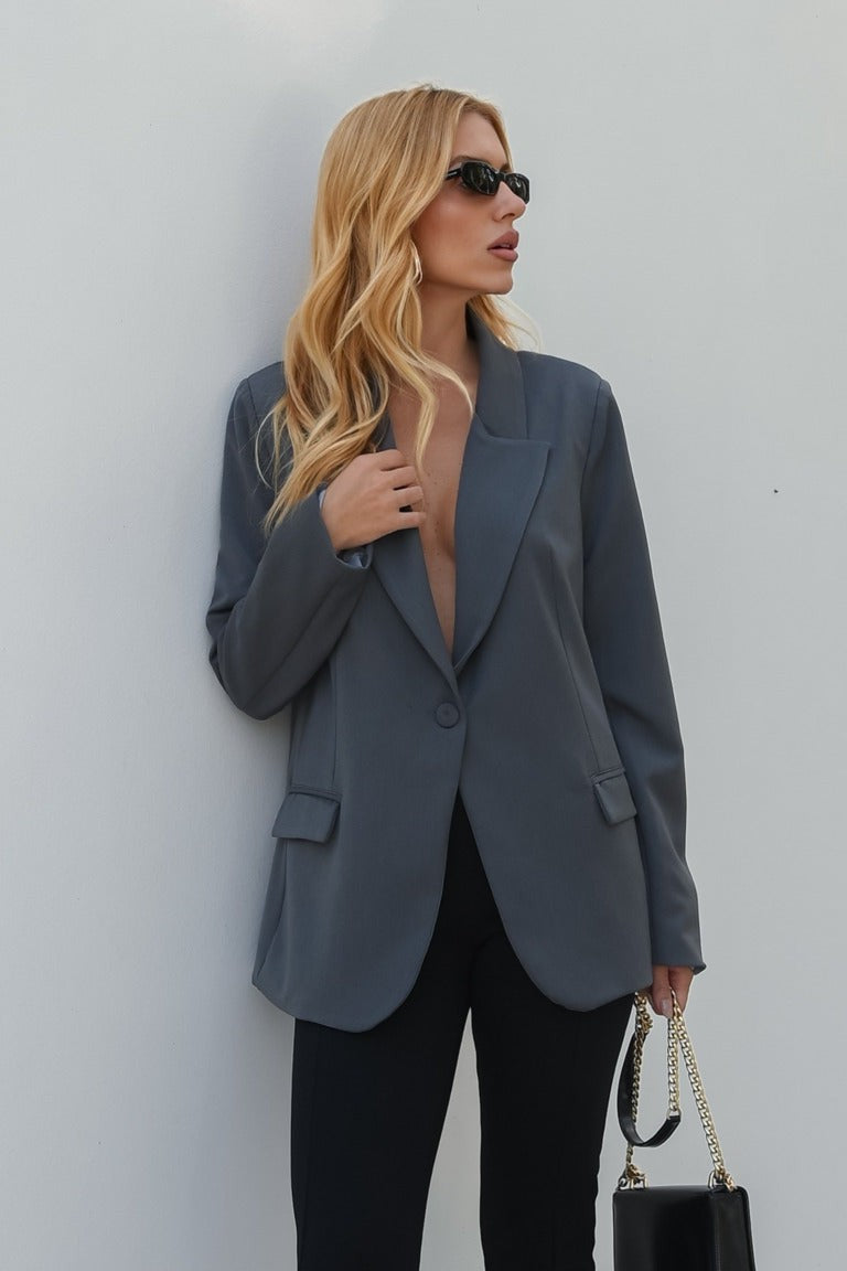 Blazer Feminino Skenn ref. BLAZER ALFAIATARIA - VintedoisK Imagem principal do produto