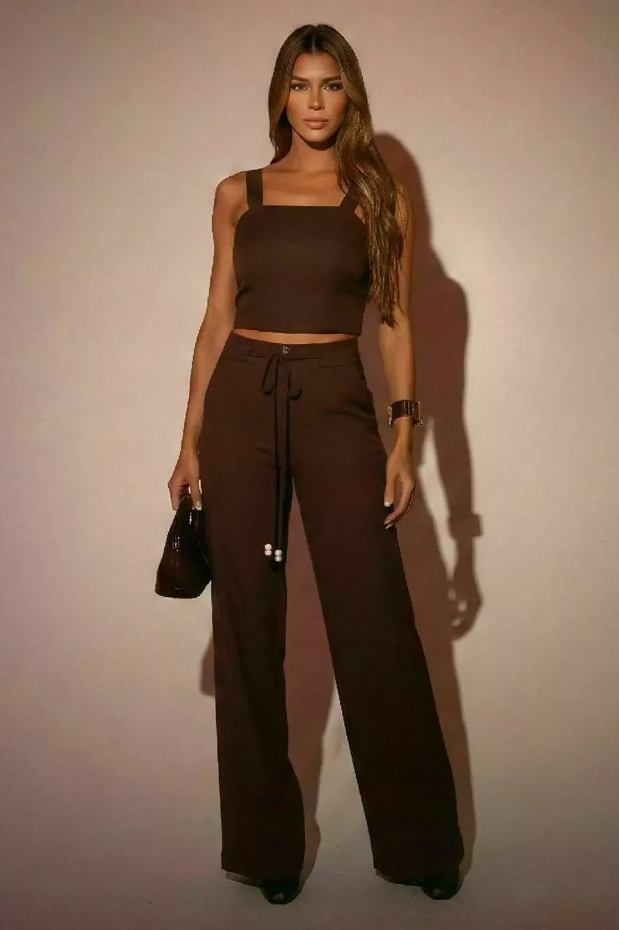Calça Feminina Amicia ref. CONJUNTO LINHO - VintedoisK