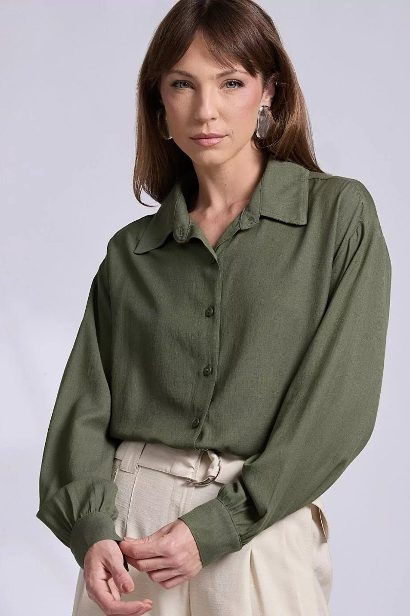 Camisa Feminino Coqueta ref. CAMISA MANGA - VintedoisK Imagem principal do produto