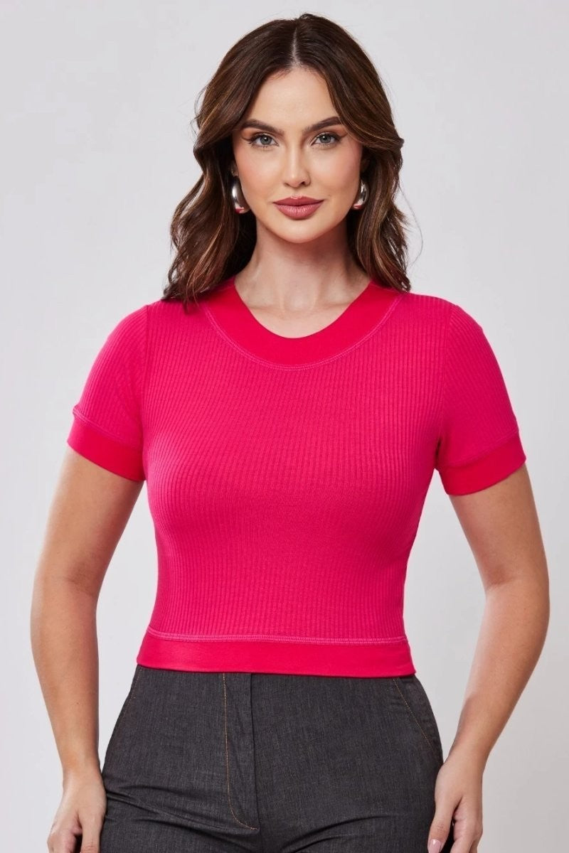 Blusa Feminina Coqueta ref. BLUSA CROPPED - VintedoisK Imagem principal do produto
