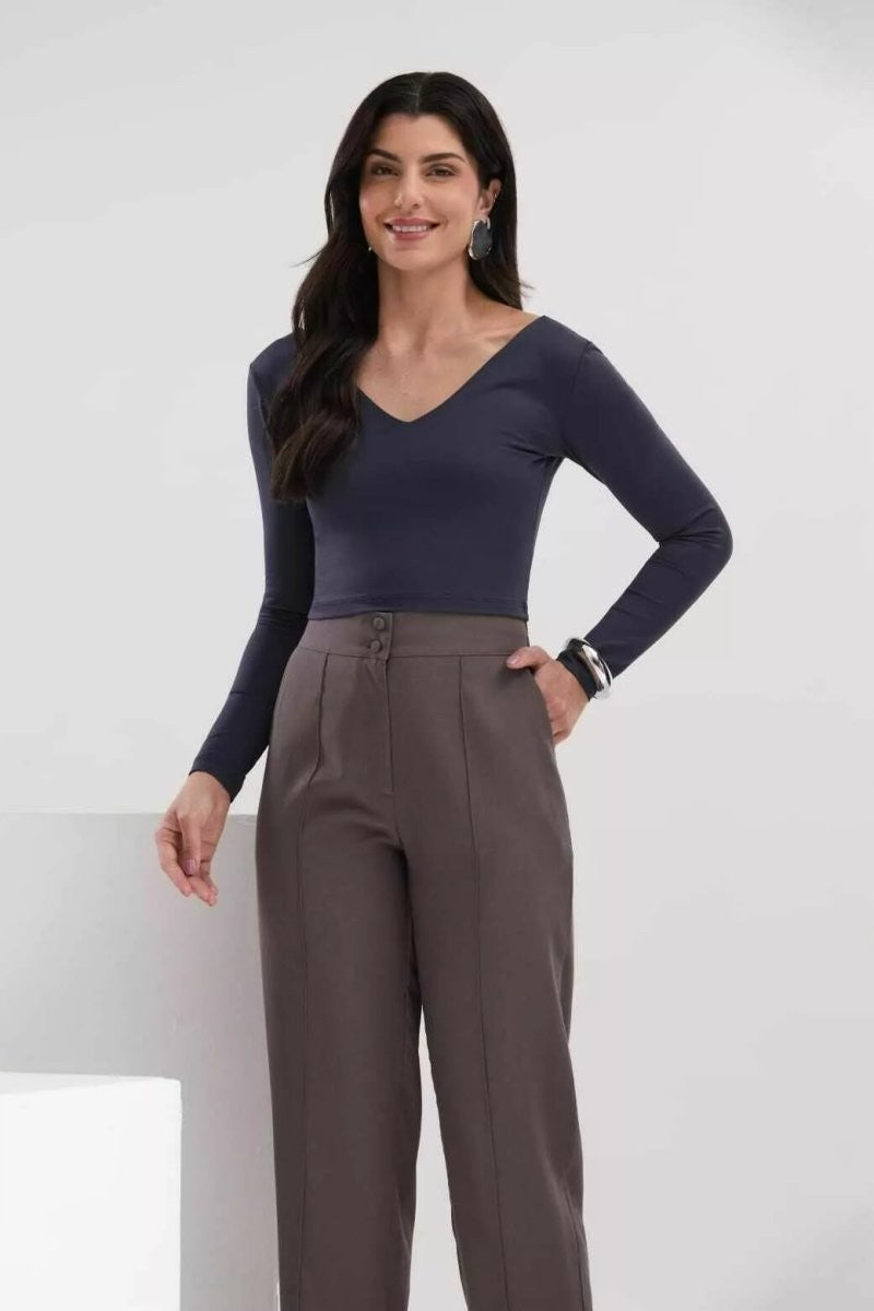 Blusa Feminina Coqueta ref. BLUSA CROPPED - VintedoisK Imagem principal do produto