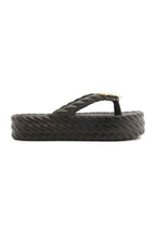 Sandália Feminina Brizza ref. PRETA FLATFORM - VintedoisK