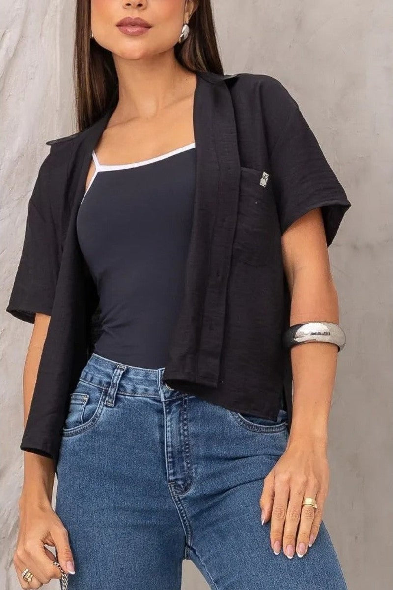 CAMISA CROPPED MC CMF00011 REVANCHE Imagem principal do produto