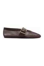 SAPATILHA MARROM BICO REDONDO FIVELA DOURADA A 13457 0045 0006 AREZZO
