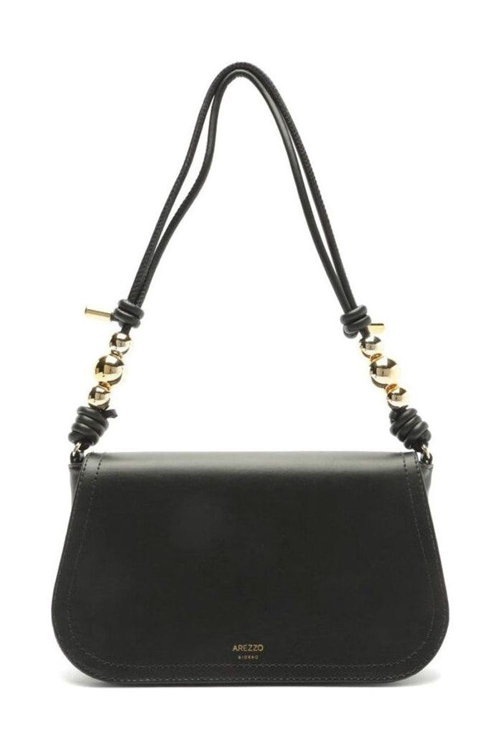 BOLSA TIRACOLO PRETA REBITES A 50023 6938 0001 AREZZO