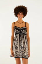 VESTIDO CURTO FLORAL DELICADO 366722 FARM RIO