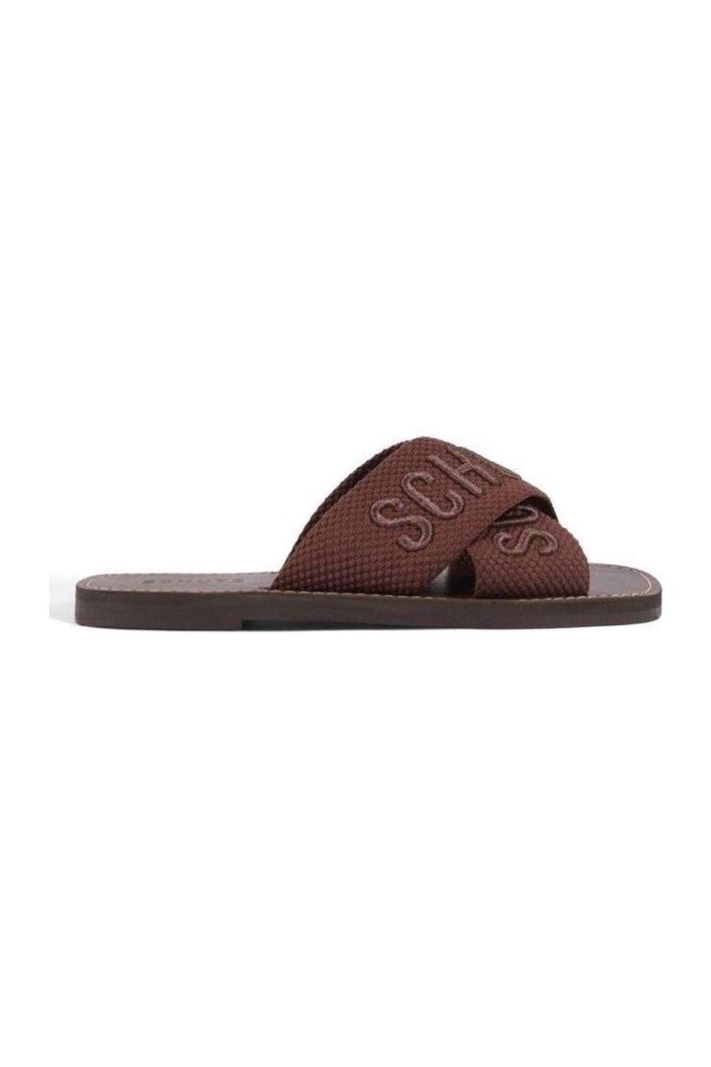 SANDÁLIA X RASTEIRA BICO QUADRADO MARROM  S 20889 0115 0047 SCHUTZ Imagem principal do produto