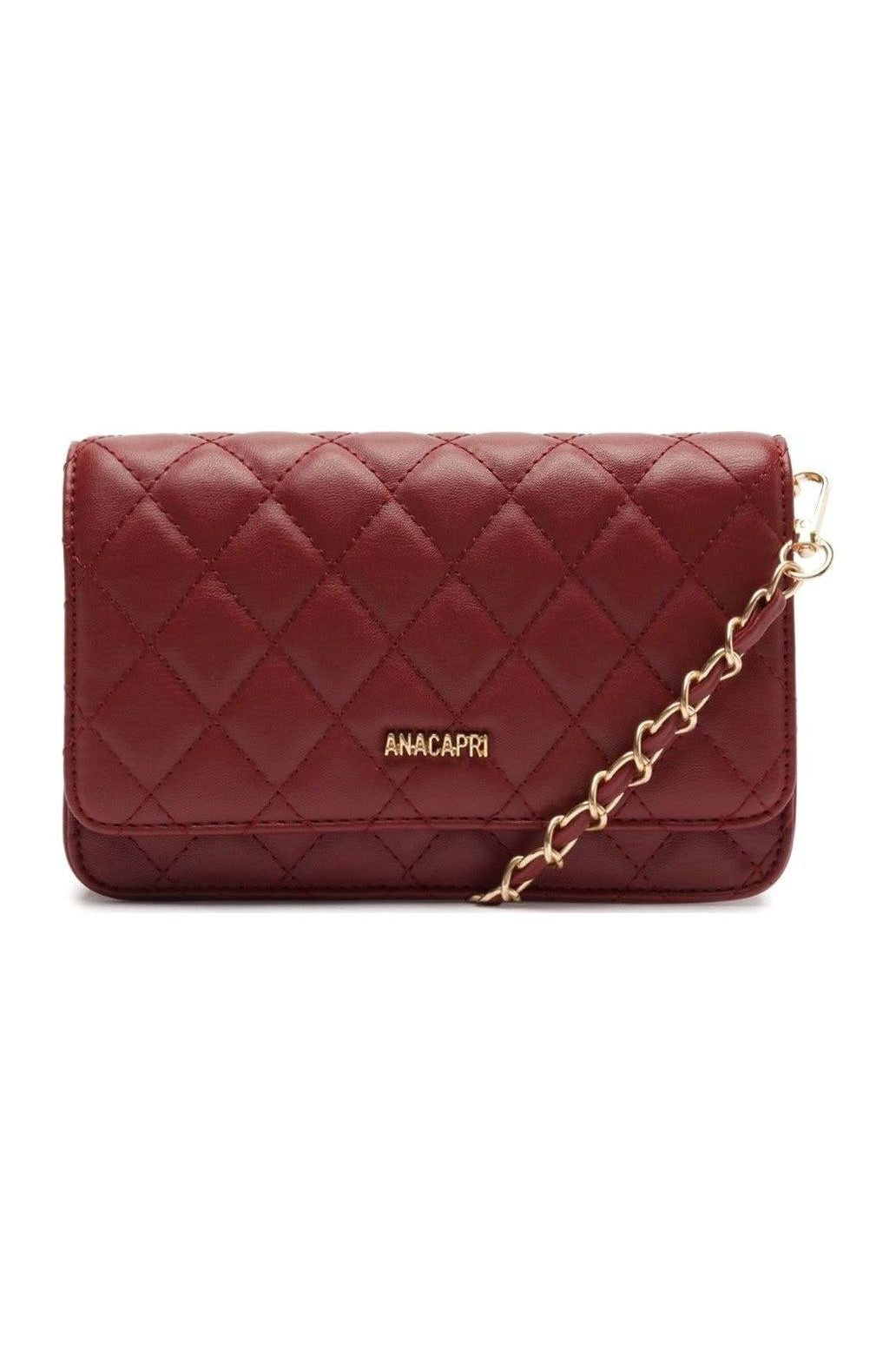 BOLSA TIRACOLO PEQUENA MATELASS CORRENTE VERMELHA C 50036 0059 0005 ANACAPRI