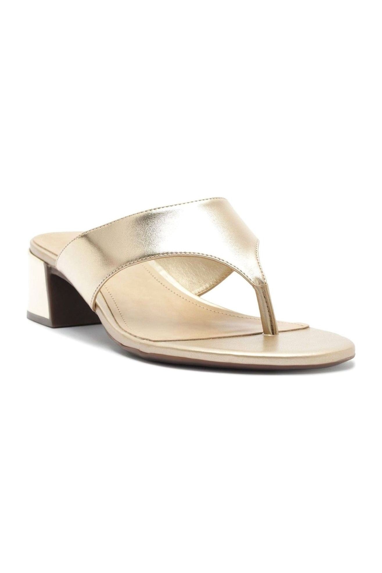 SANDÁLIA SALTO BLOCO GÁSPEA LISA DOURADA C 30688 0030 0003 ANACAPRI Imagem principal do produto