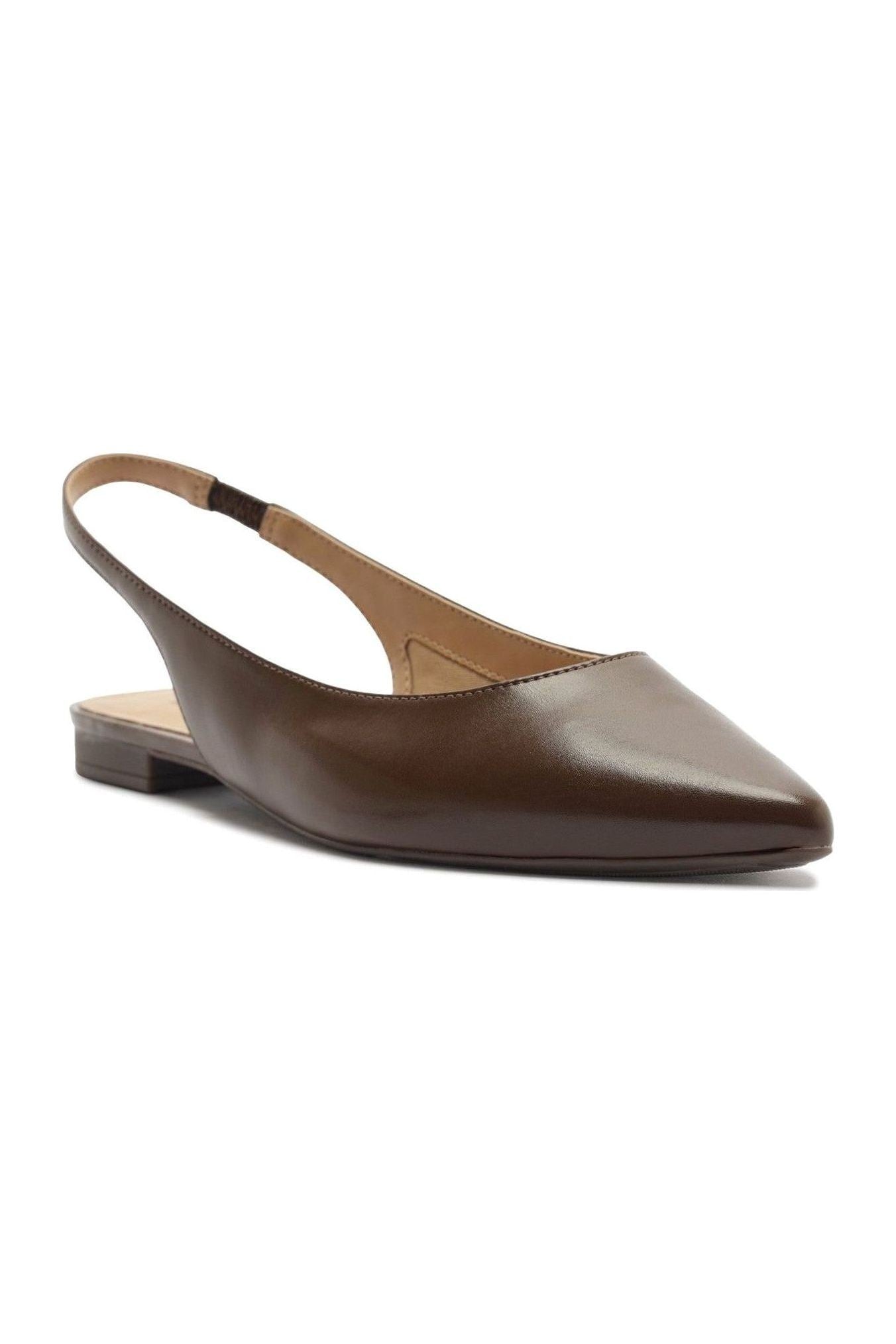 SAPATILHA SLINGBACK BICO FINO MARROM COFFEE C 30029 0182 0124 ANACAPRI