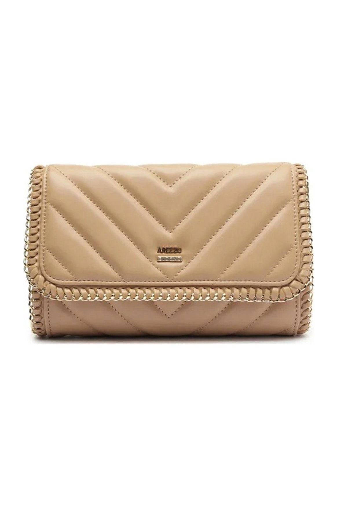 BOLSA TIRACOLO NUDE PEQUENA MATELASSÊ CORRENTE A 57100 1798 0011 AREZZO Imagem principal do produto