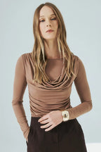 Blusa Feminina Skenn ref. BLUSA DRAPEADA - VintedoisK