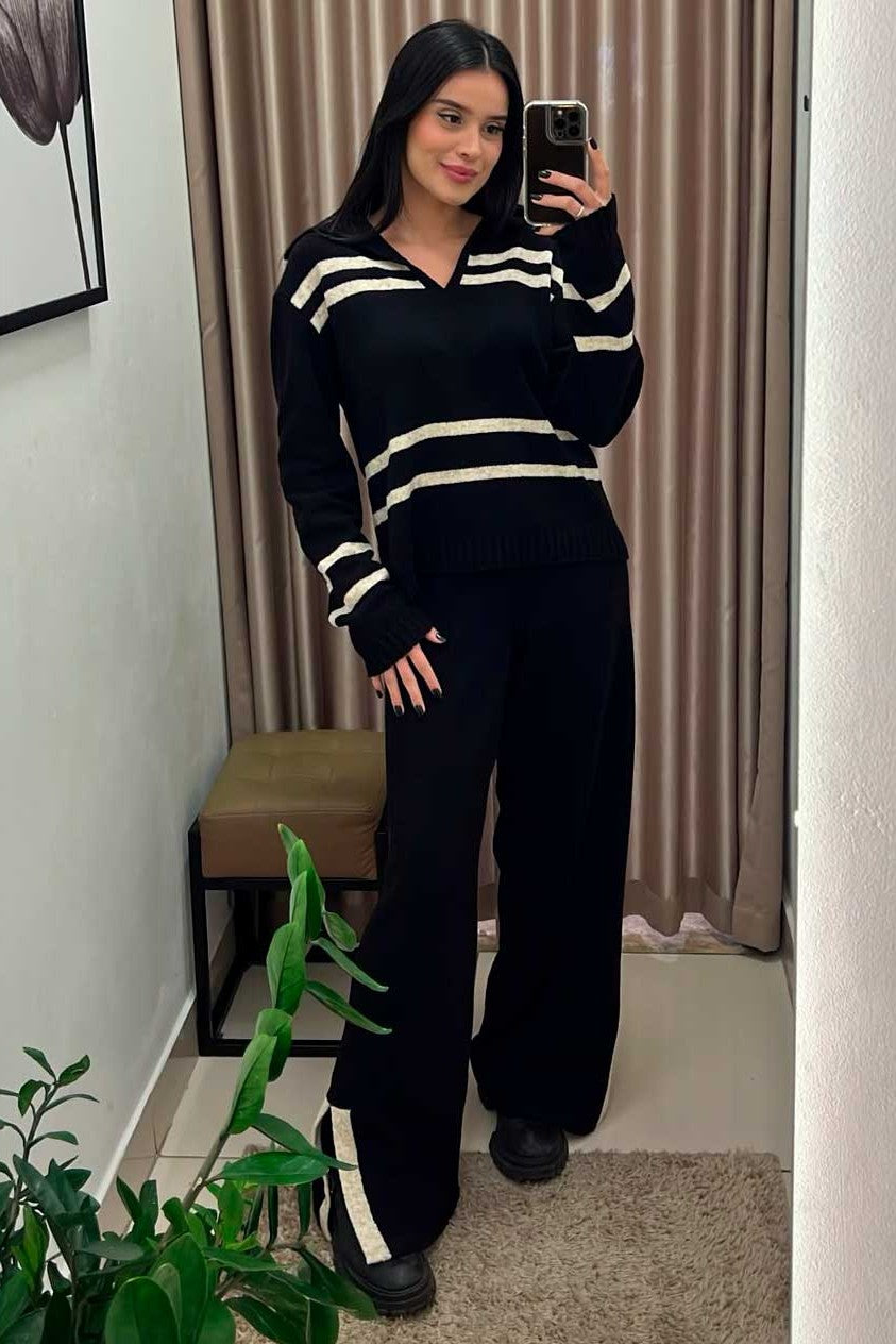 Conjunto Feminino Sandory ref. CONJUNTO TRICOT - VintedoisK