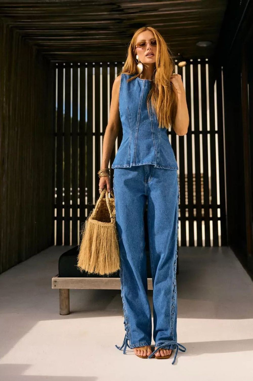 Calça Feminina Alcance ref. CALCA JEANS - VintedoisK
