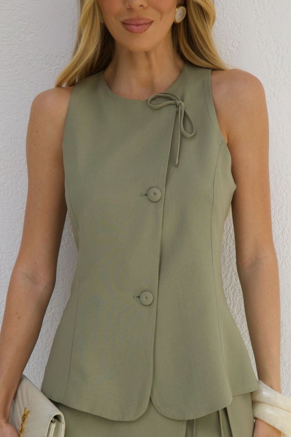 Blusa Feminina Skenn ref. BLUSA ALFAIATARIA - VintedoisK Imagem principal do produto