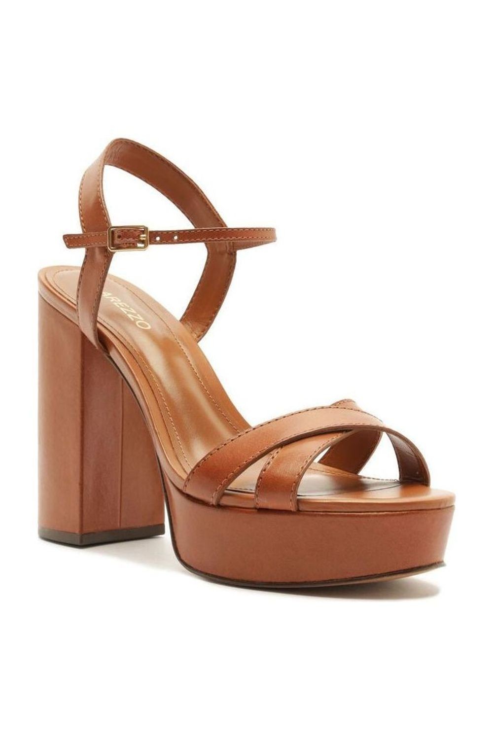 Sandália Feminina Arezzo ref. MARROM COURO - VintedoisK