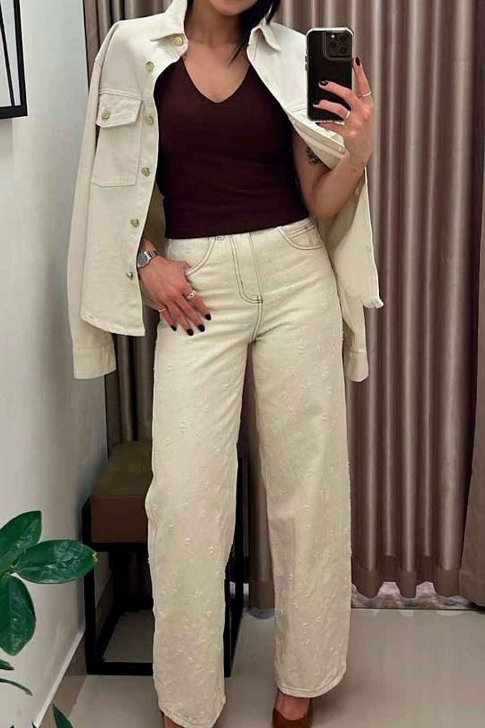 Calça Feminina Alcance ref. JEANS BAGGY - VintedoisK