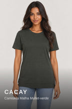 Cacay Camiseta Malha Mullet-verde