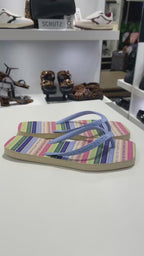 CHINELO DE DEDO AZUL SQUARE FITINHAS COLOR Z 19027 0250 0002 BRIZZA