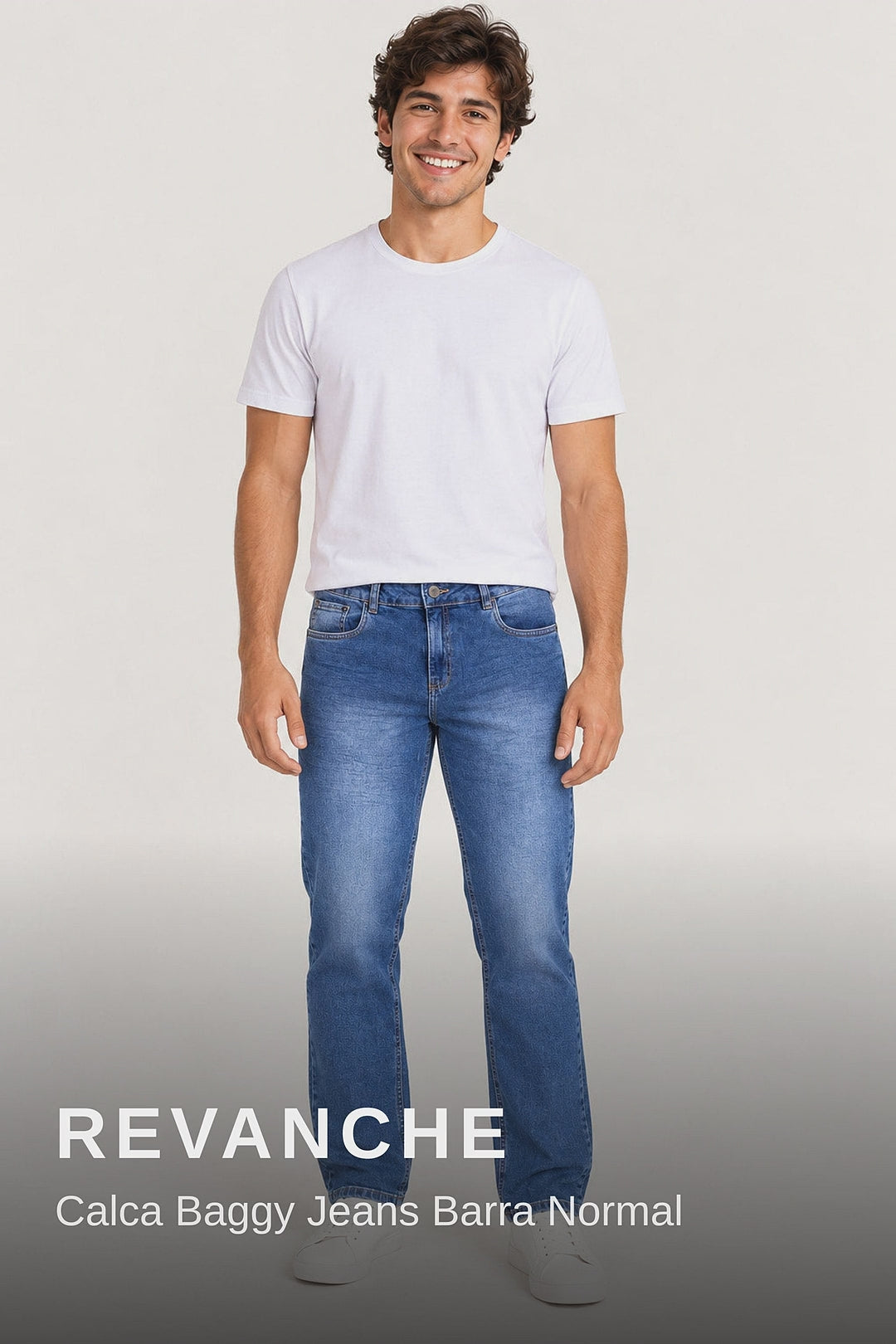 Revanche Calca Baggy Jeans Barra Normal