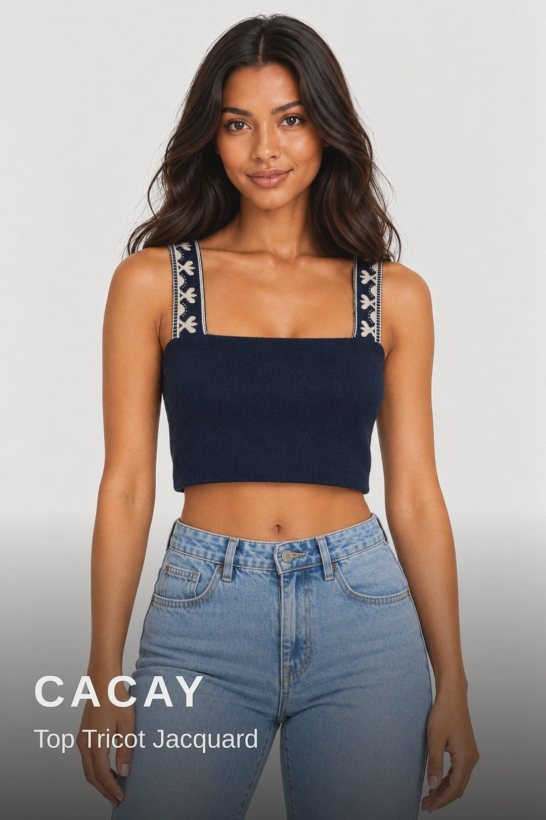 Cacay Top Tricot Jacquard