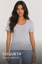 Coqueta Blusa Cropped Det