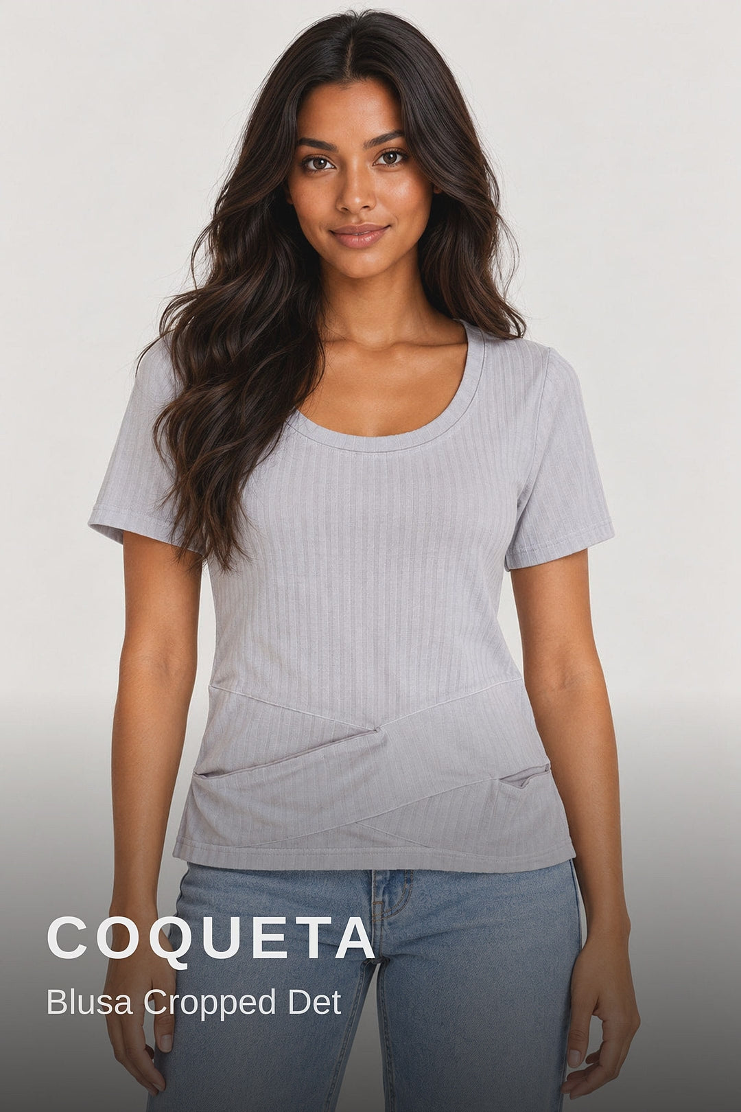Coqueta Blusa Cropped Det