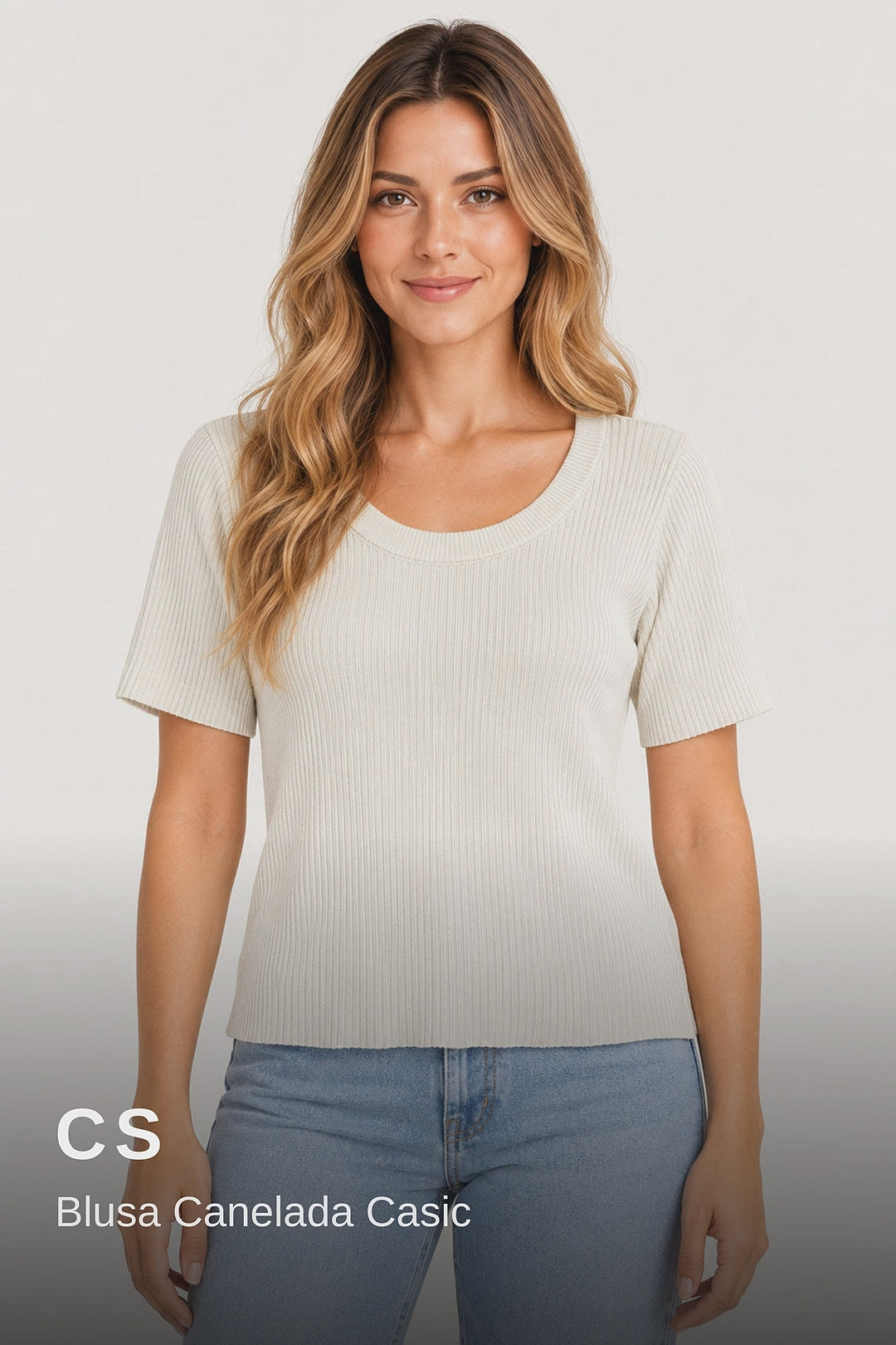 Cs Blusa Canelada Casic