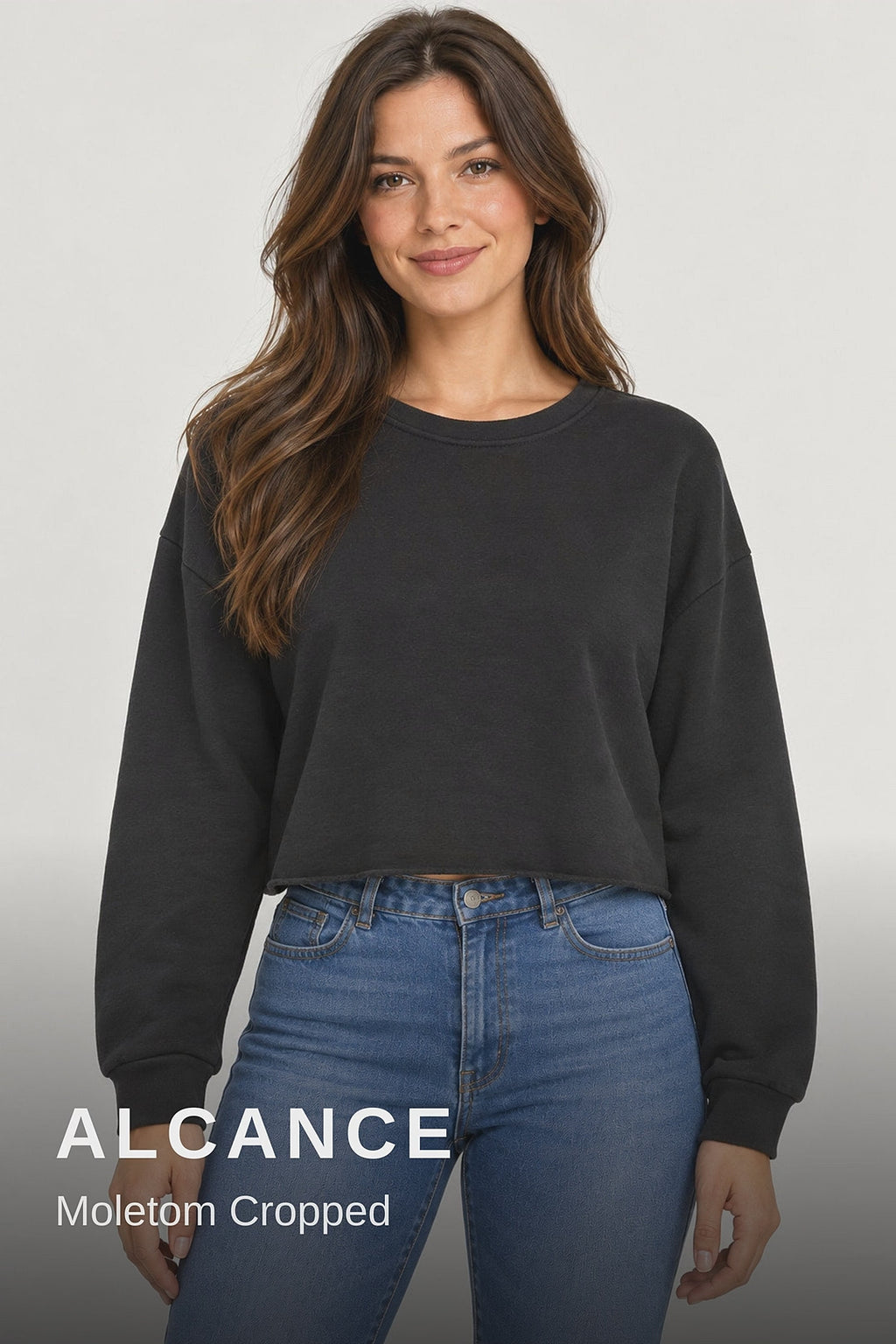 Alcance Moletom Cropped